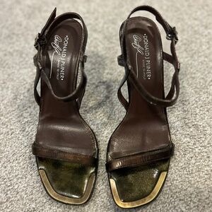 Donald Pliner Brown Sandals